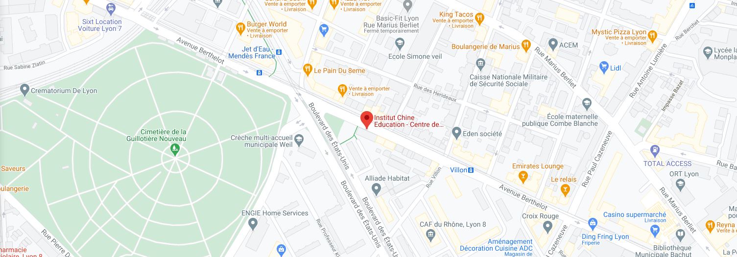 cours de chinois Lyon